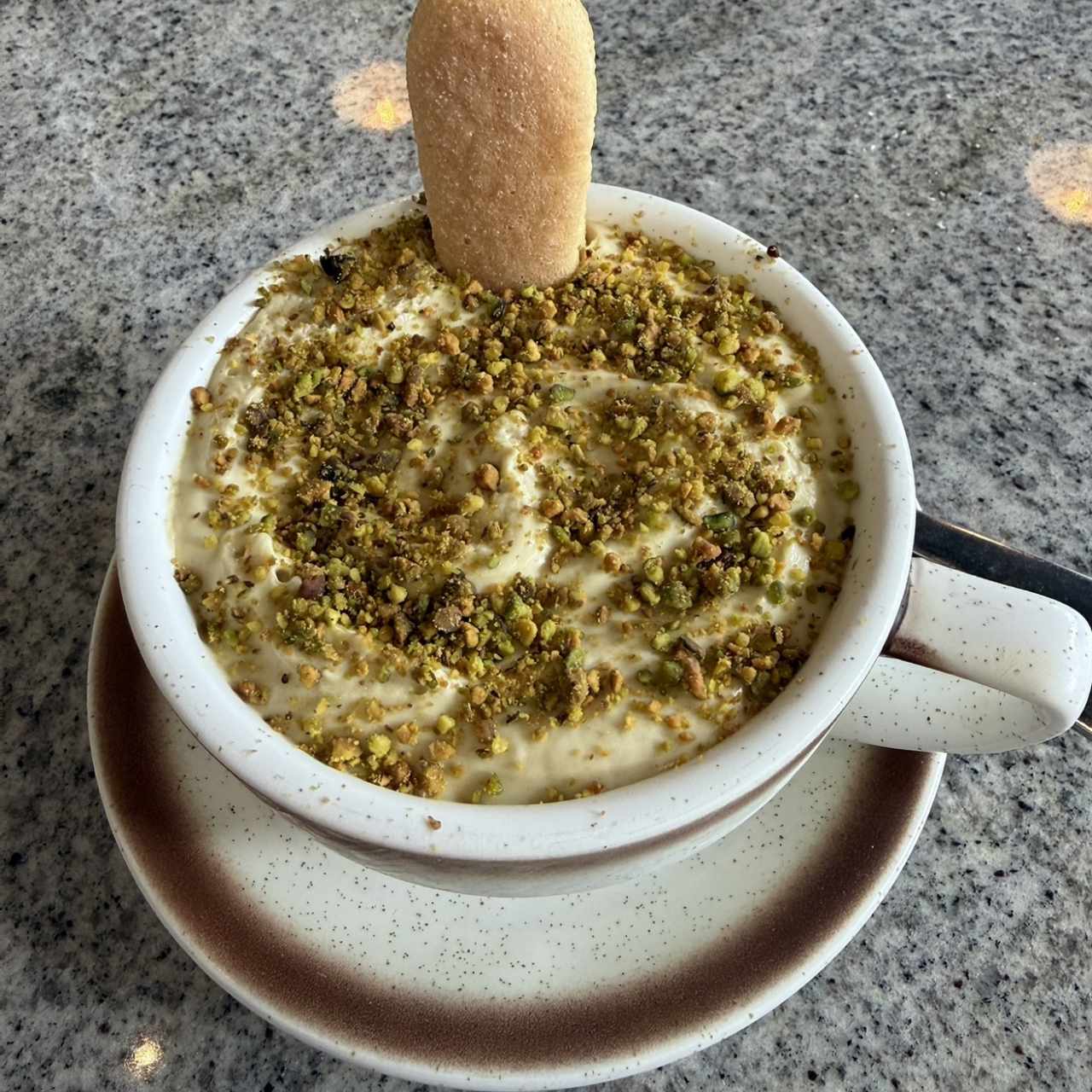 Tiramisú de Pistacho