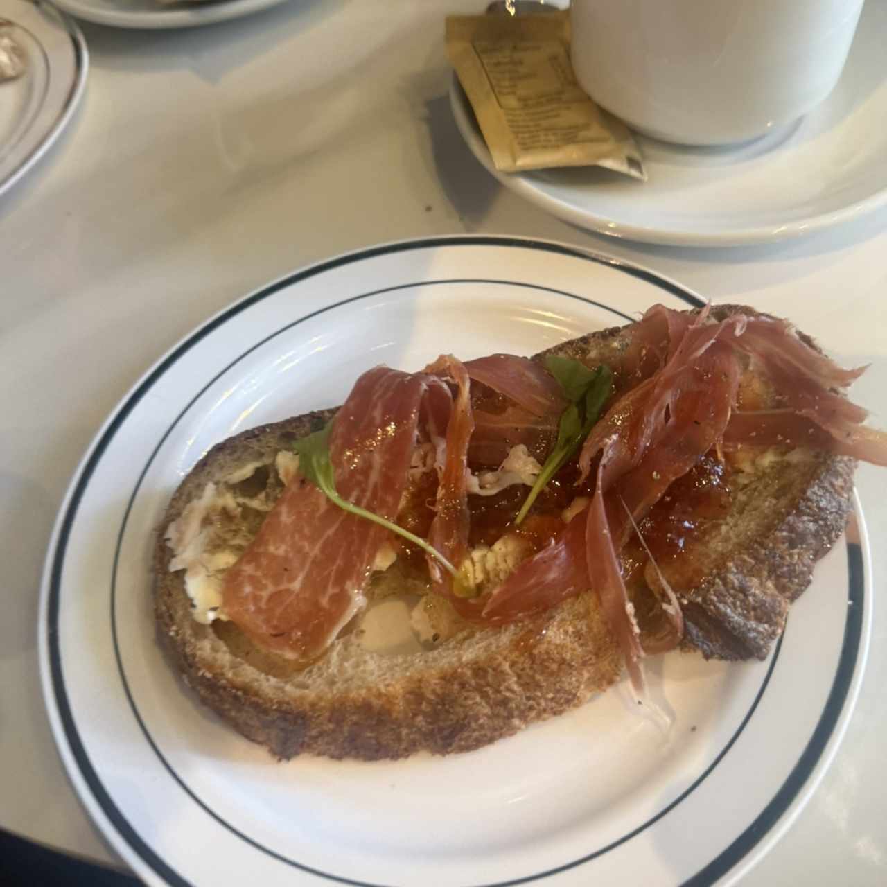 Tostada de jamon 
