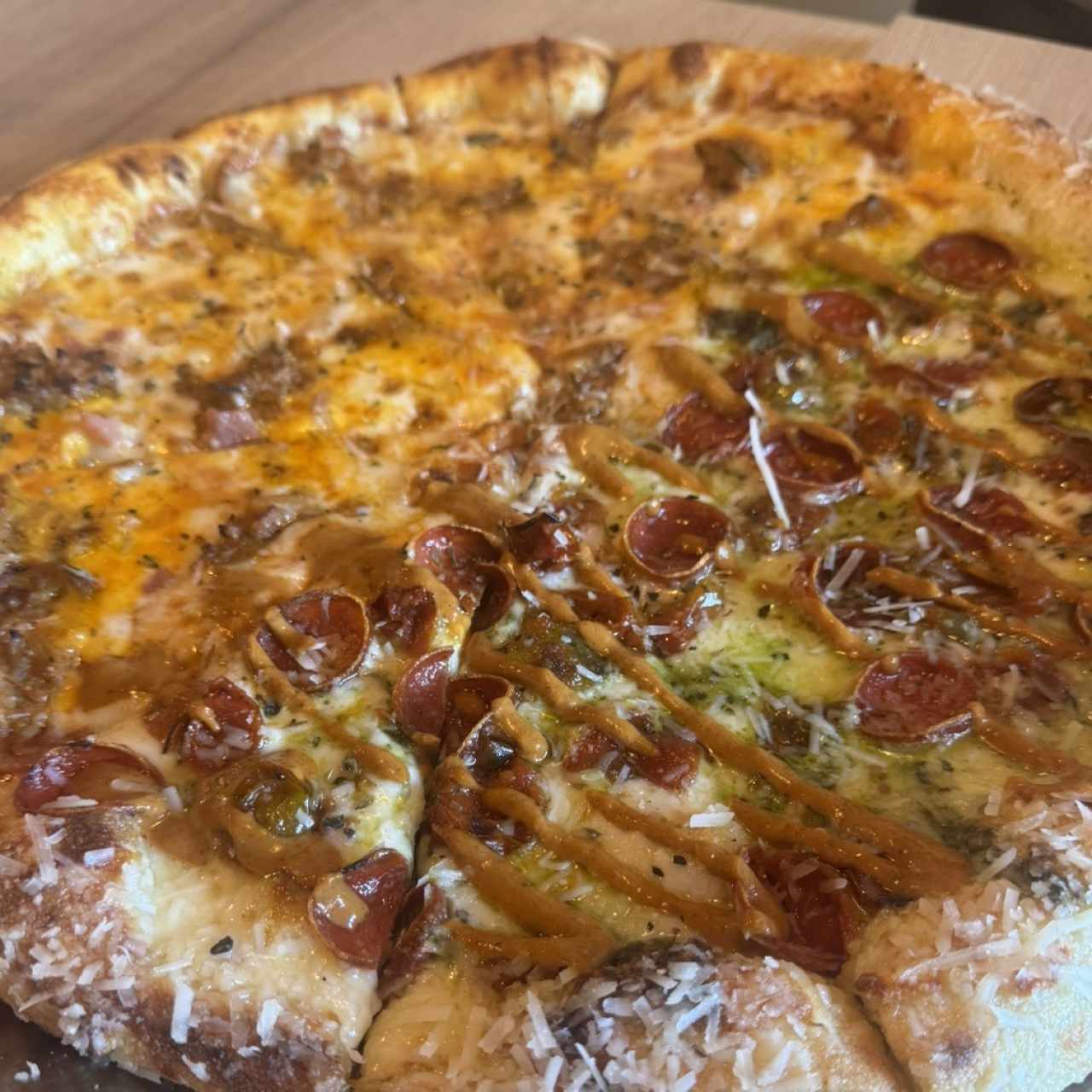 Pizza pulled pork 
