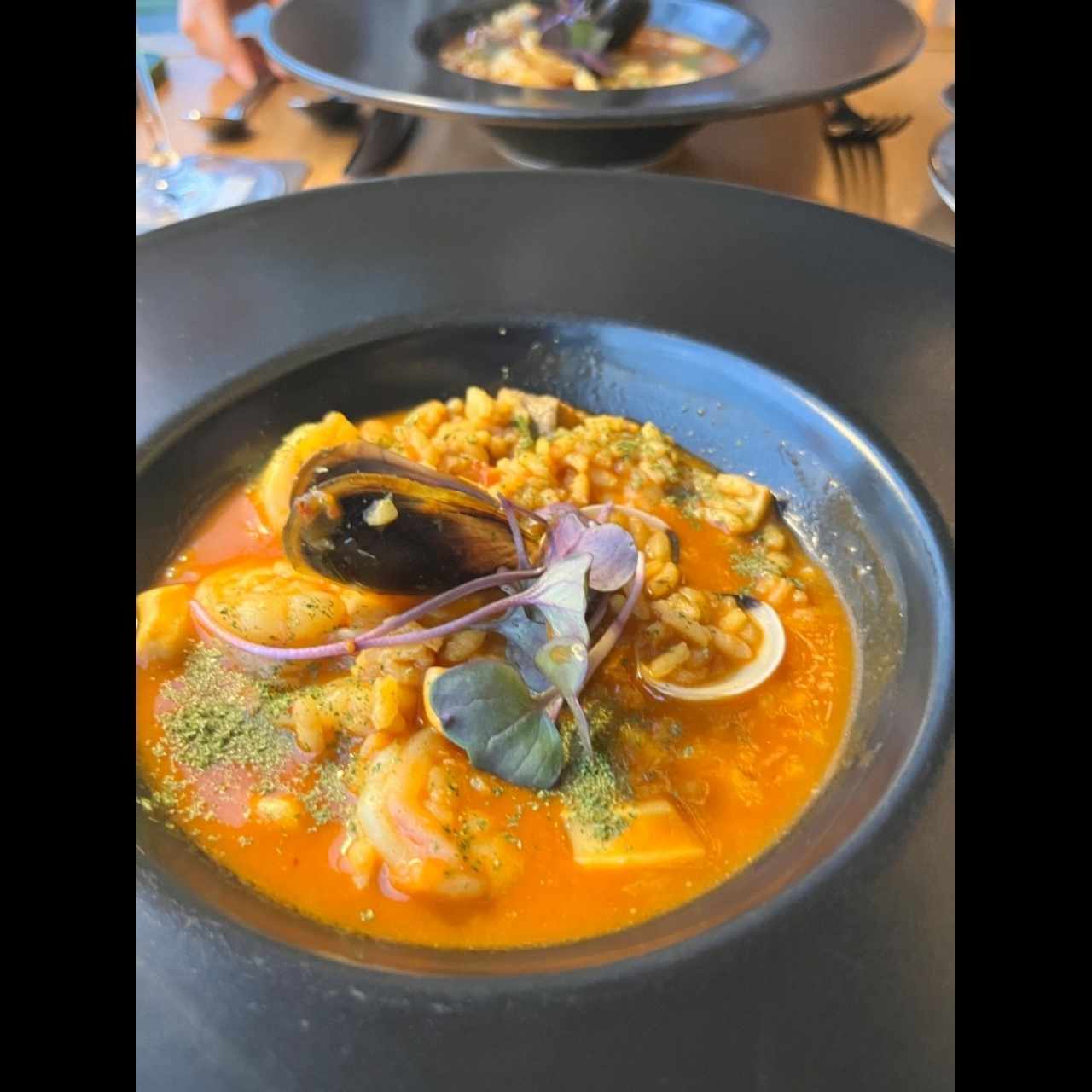 Arroz Caldoso de Mariscos