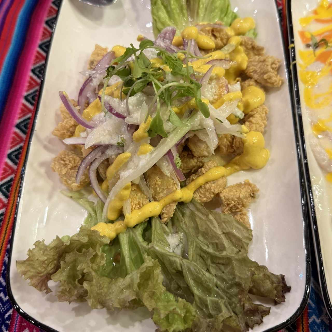 Entradas Calientes - Ceviche Frito