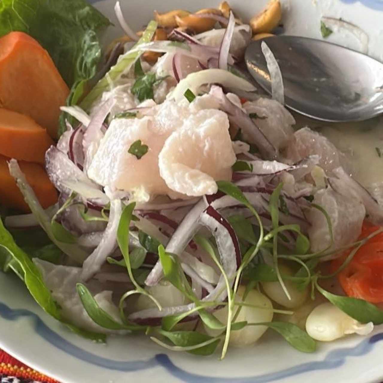 Entradas Frías - CEVICHE DE CORVINA