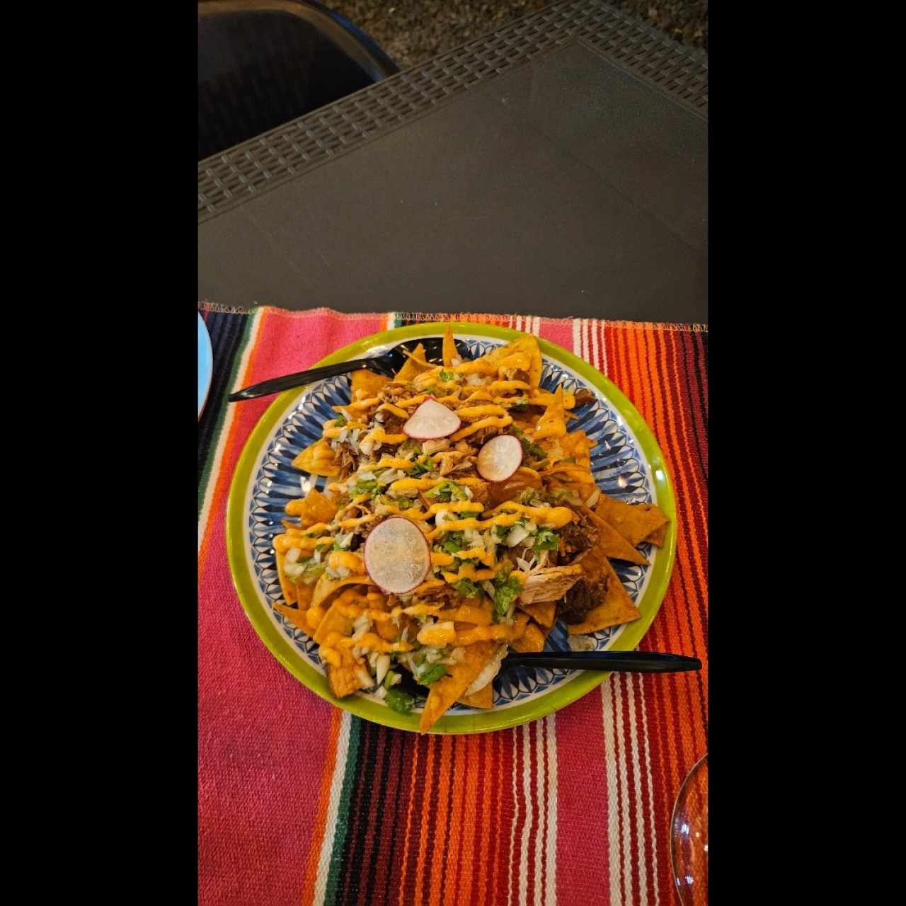 nachos con carne