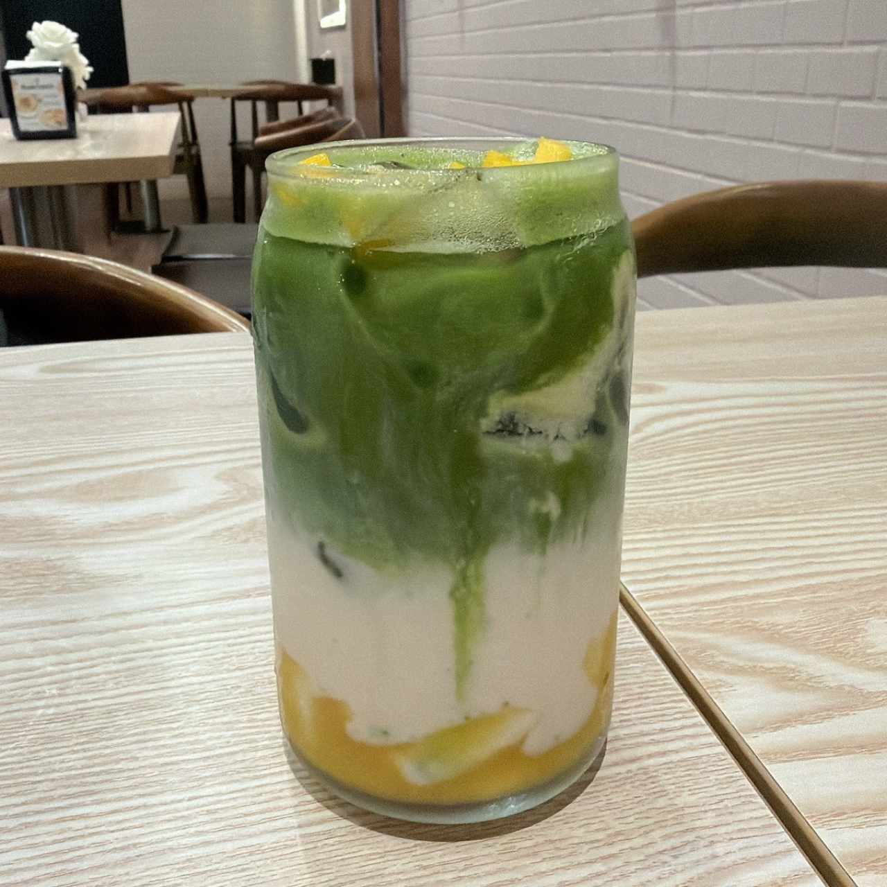 Sticky mango matcha