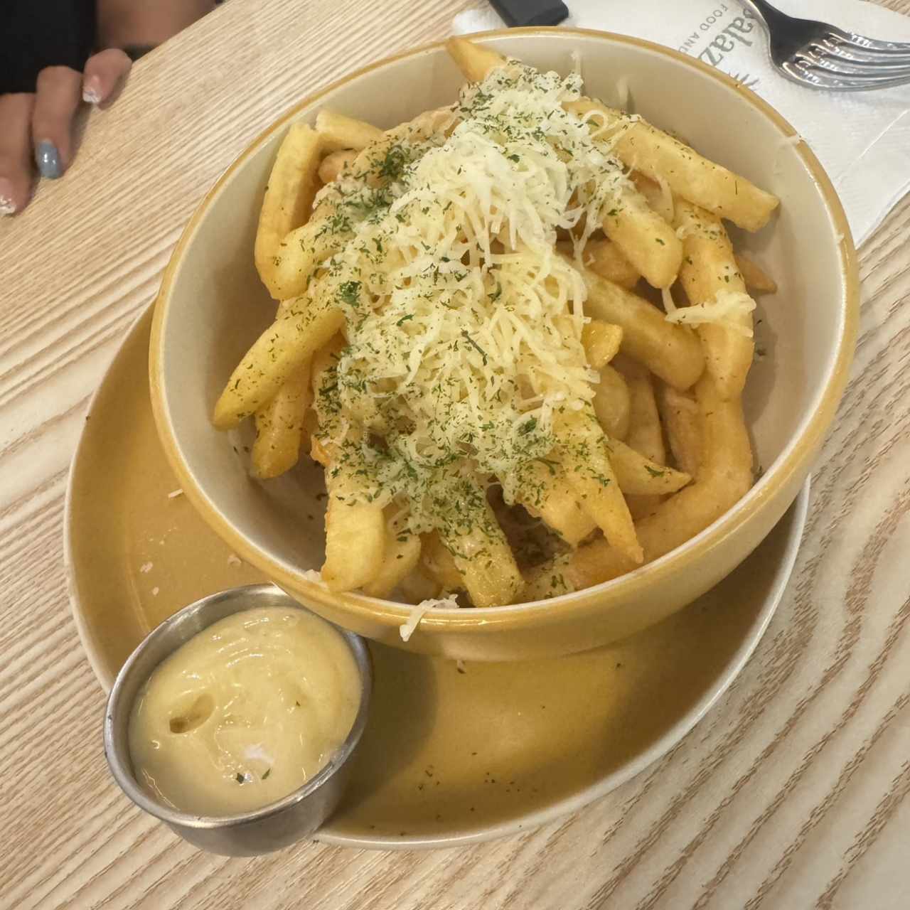 Papas trufadas