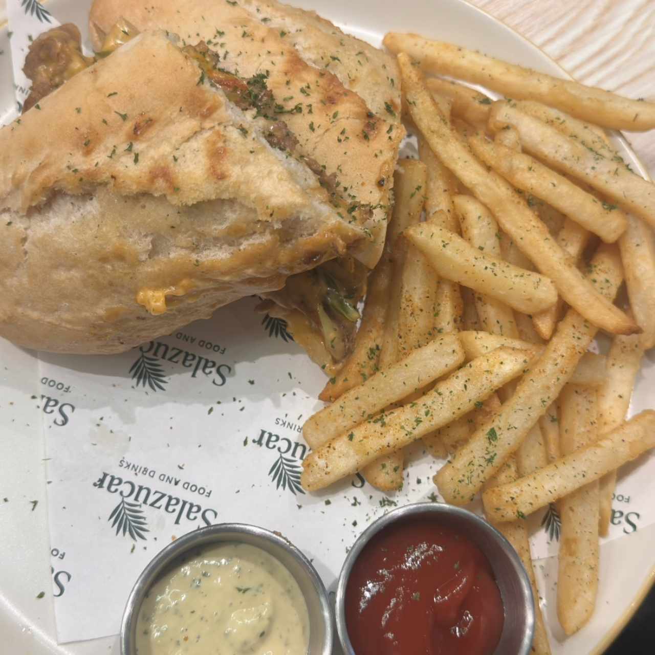 Cheese phillysteak