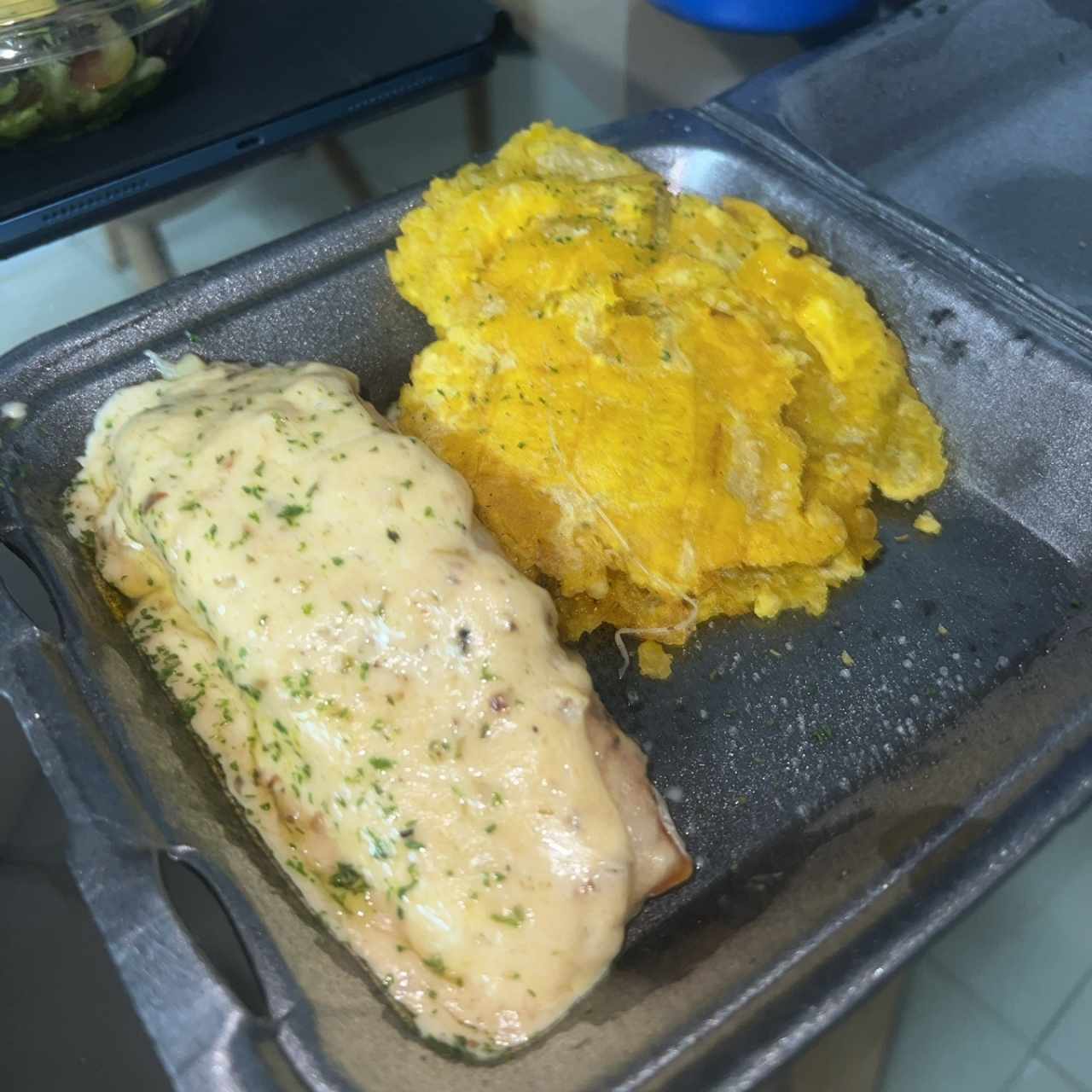 Salmón a la crema