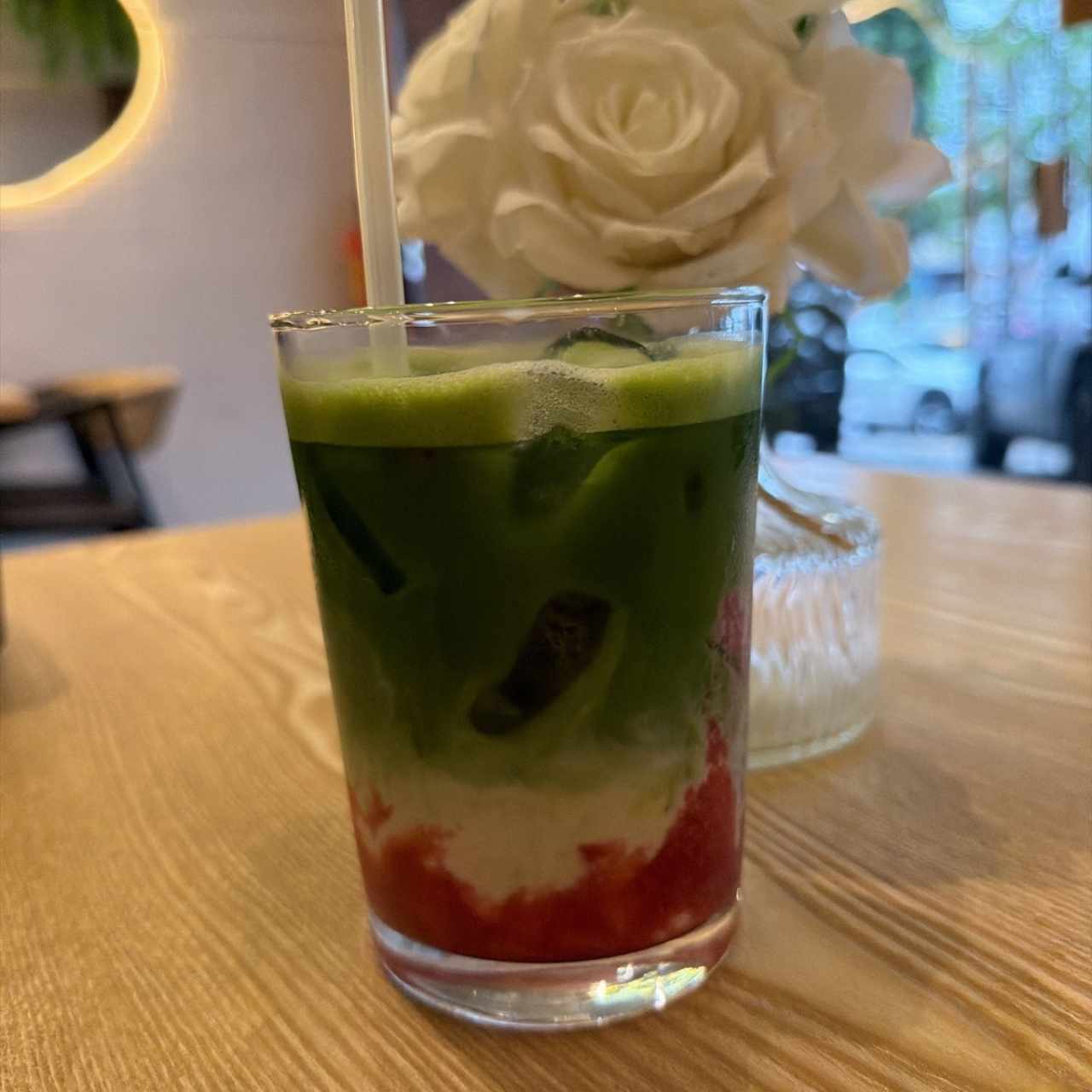 Starwberry matcha 