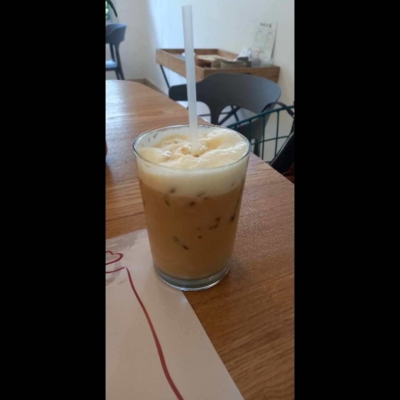 honey ice latte