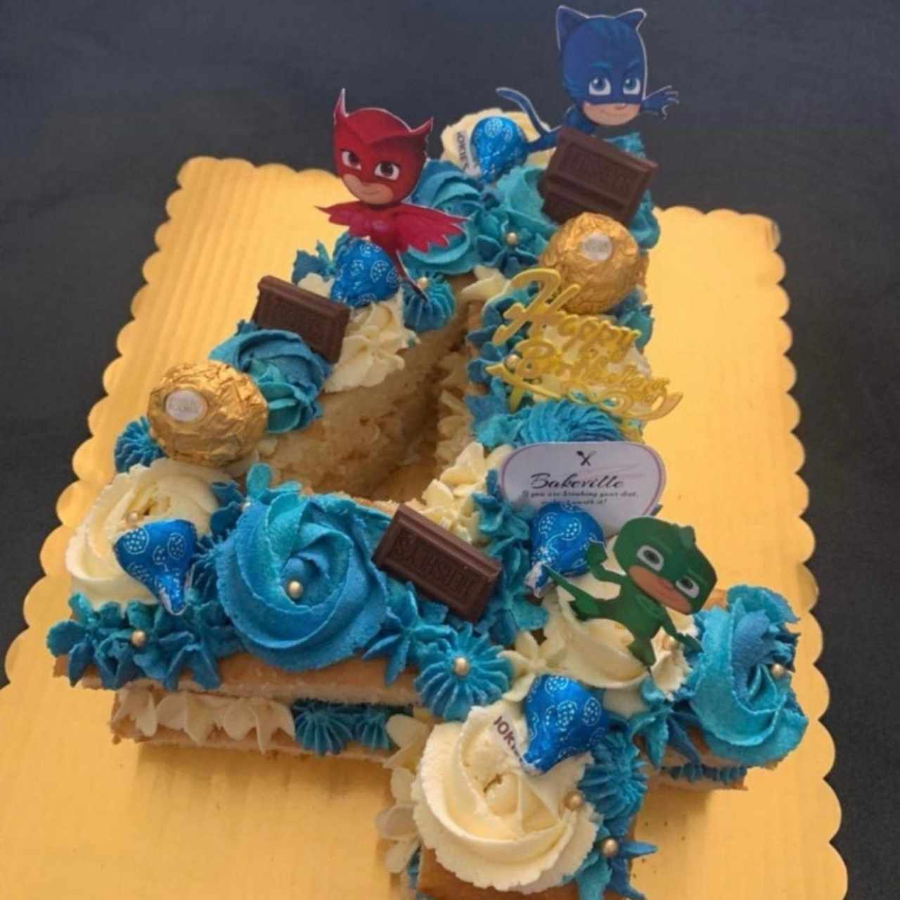 Letter & Number Cakes