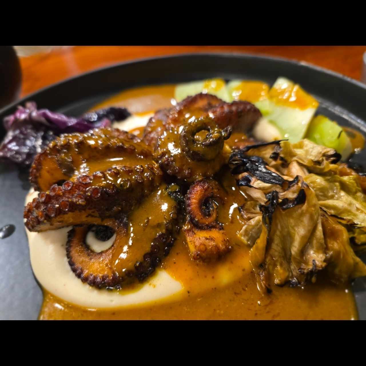 Pulpo añ carbón al estilo Octo