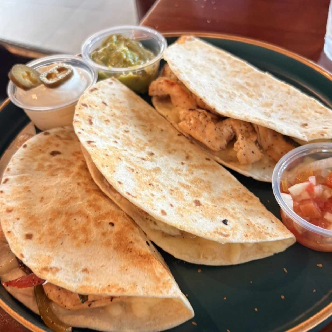 Fajitas tex mex de pollo