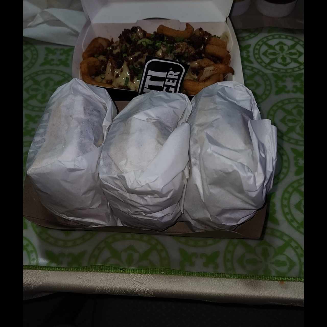 hamburguesas y papas
