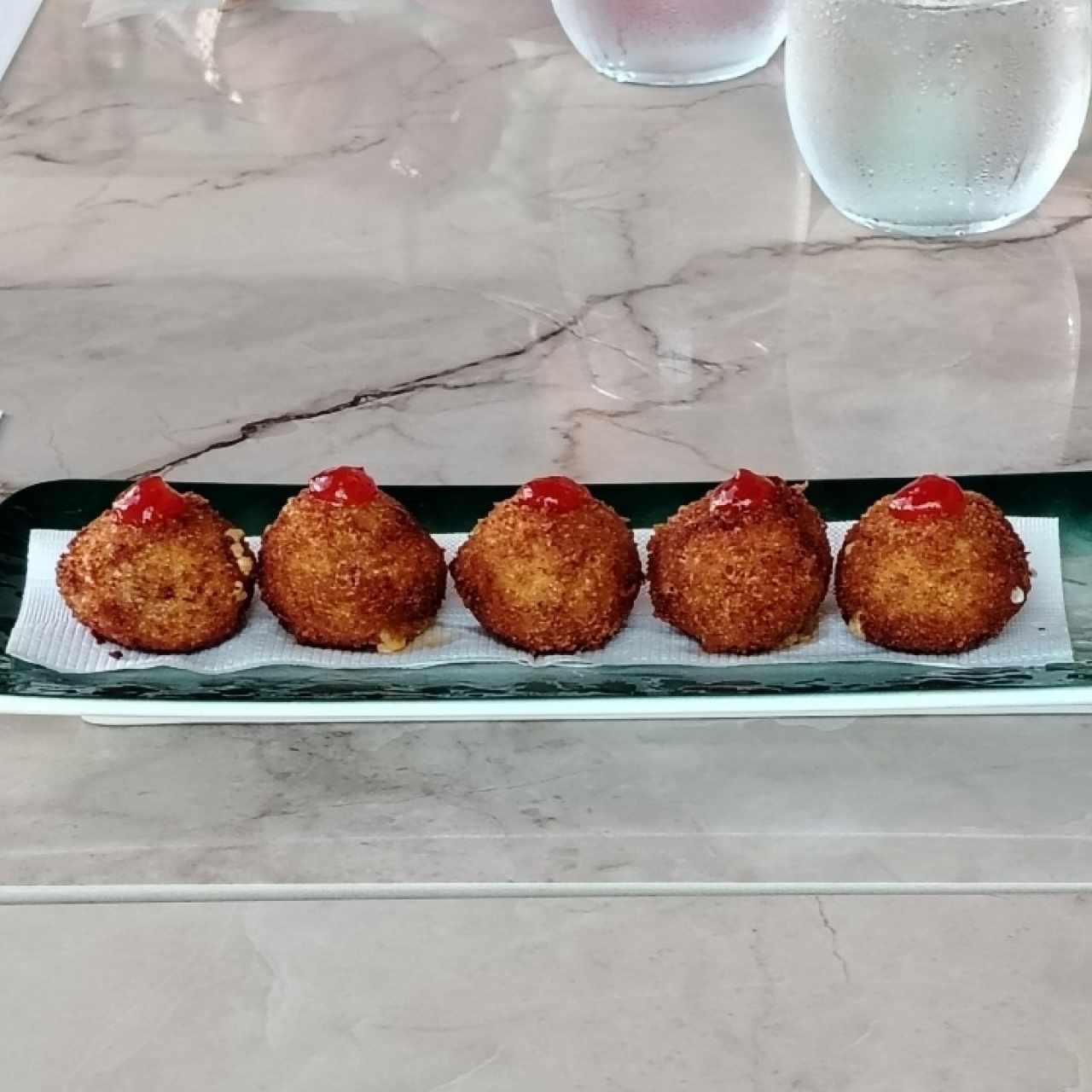 Croquetas chorizo tableño 