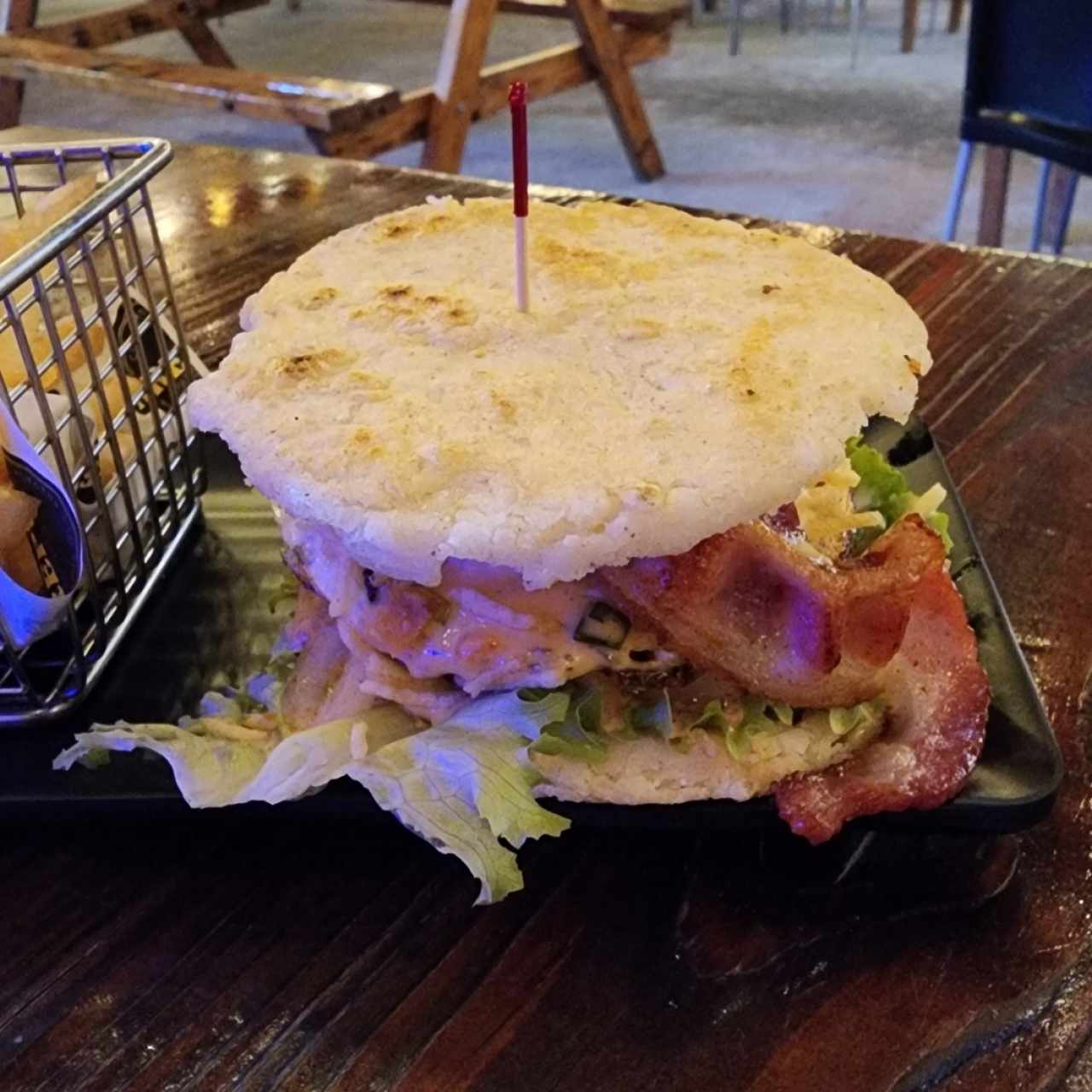 Burguer arepa
