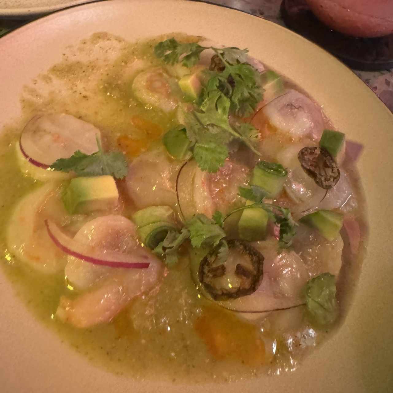 Aguachile de camaron