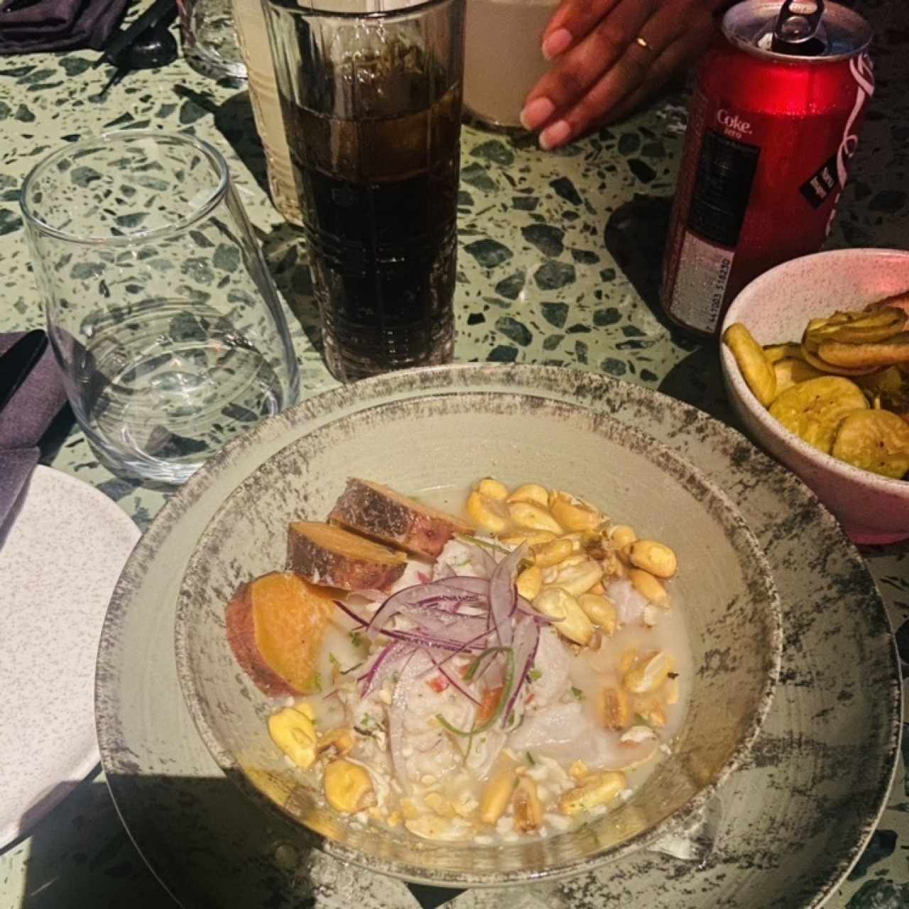 Ceviche. 