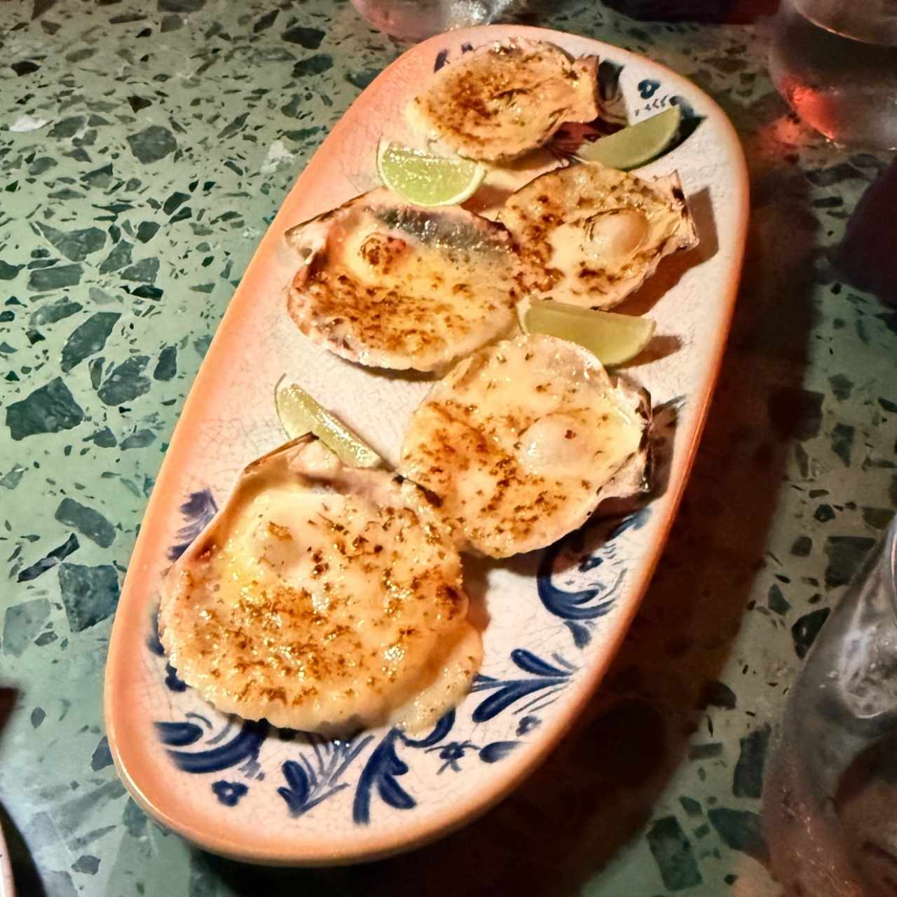 Conchas a la parmesana