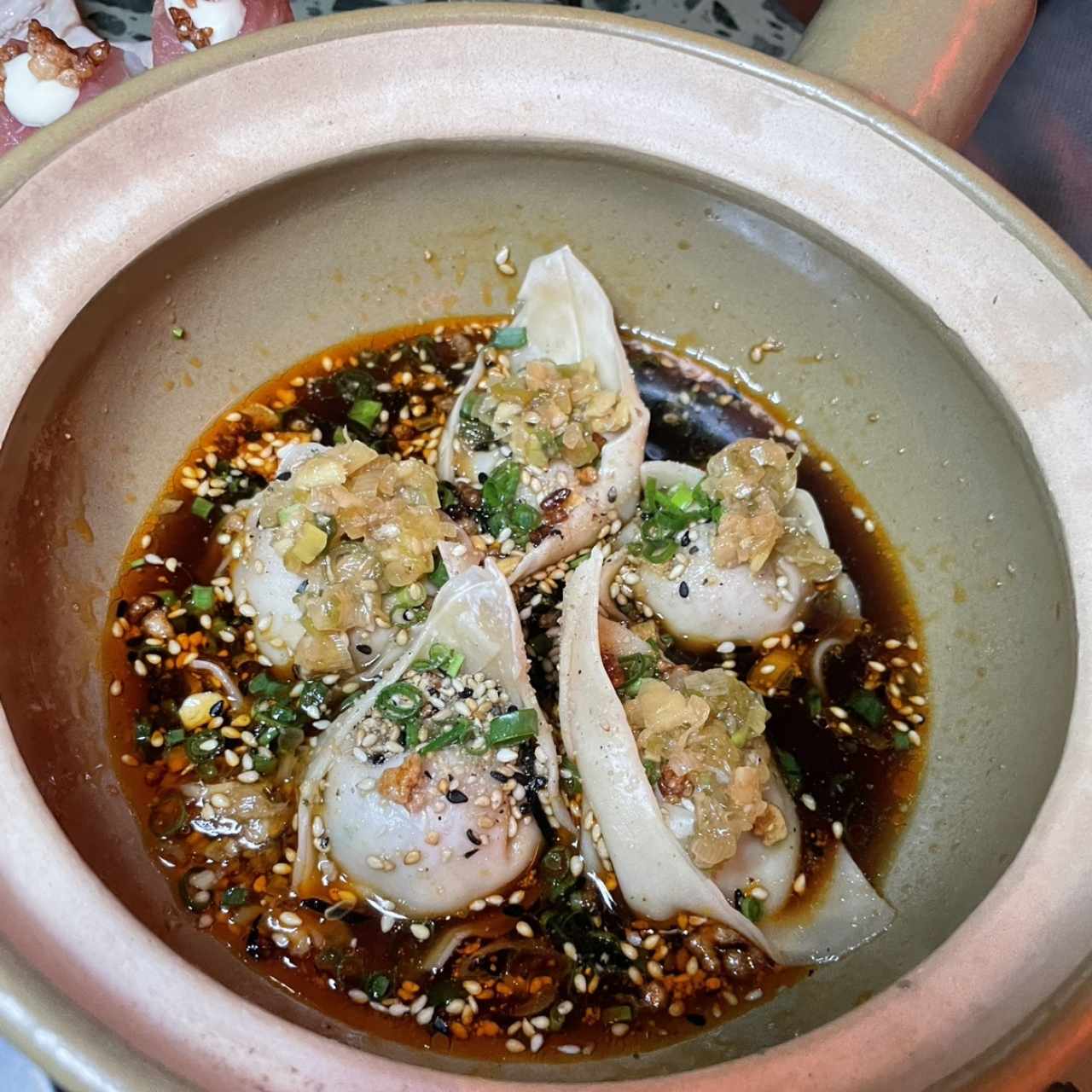 Spicy Pork Dumplings
