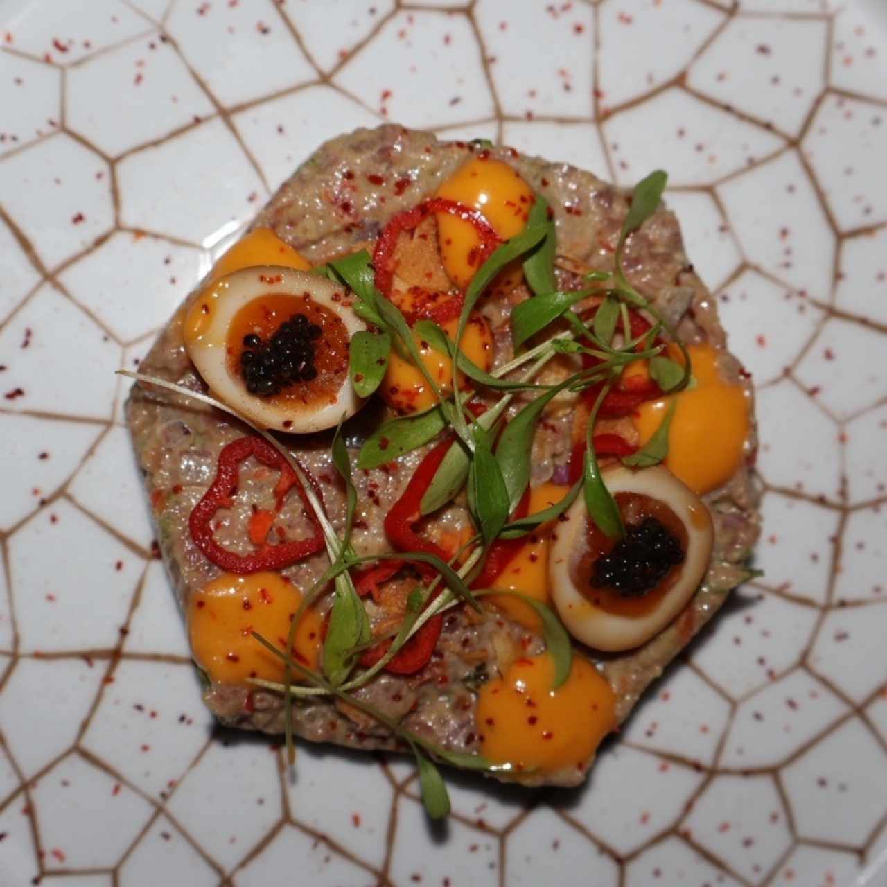 Stake Tartar + Caviar