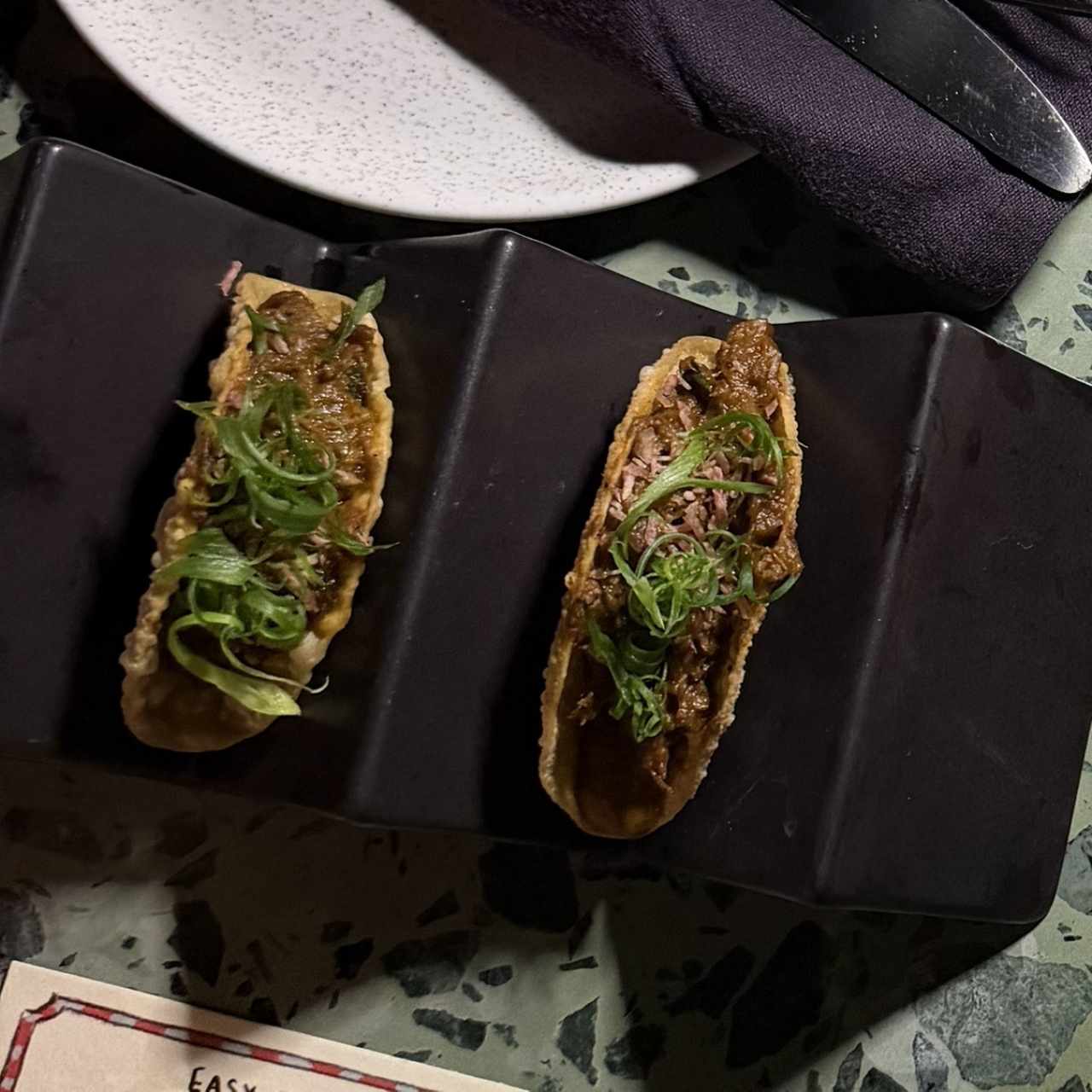 Tacos de ribeye