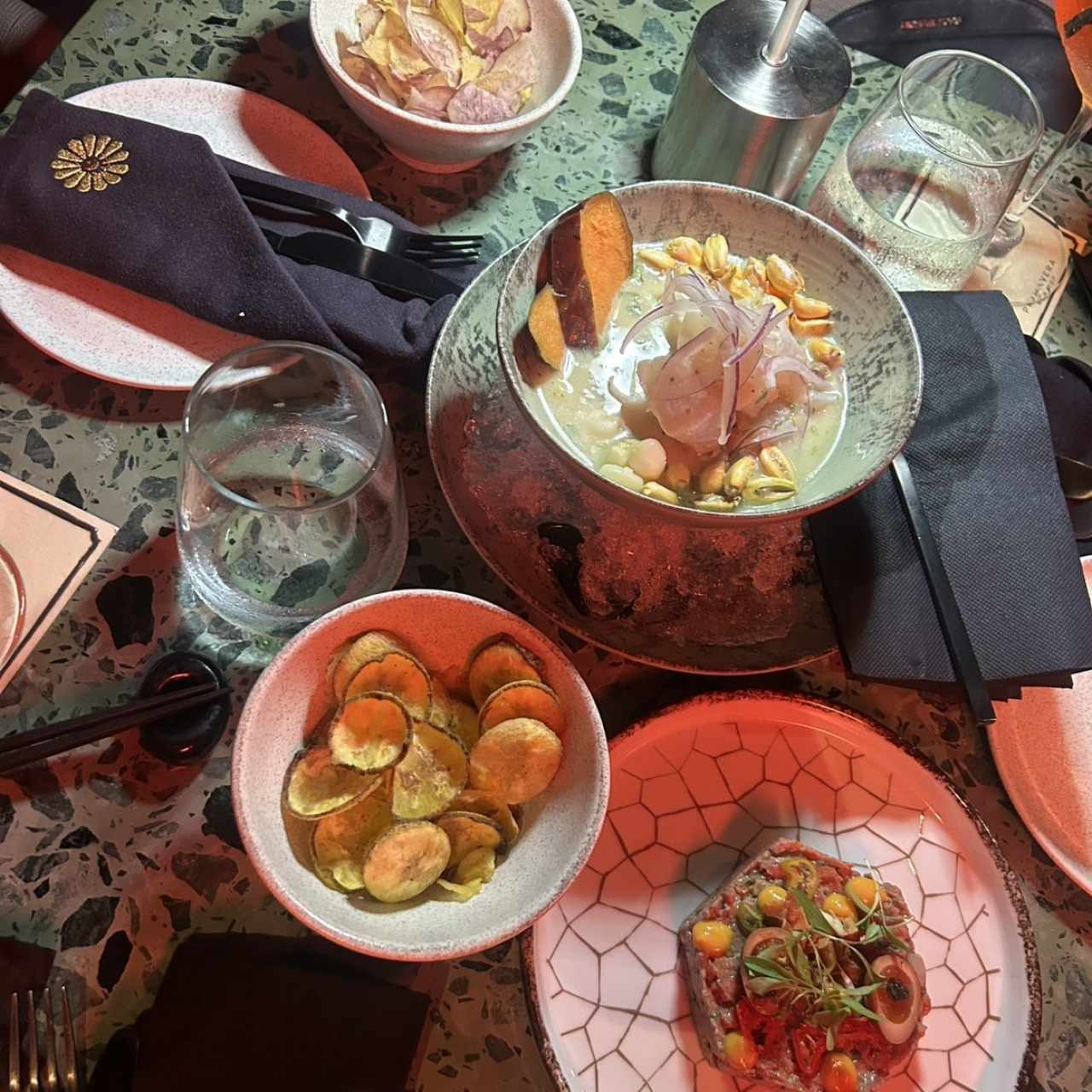 Ceviche, tartar