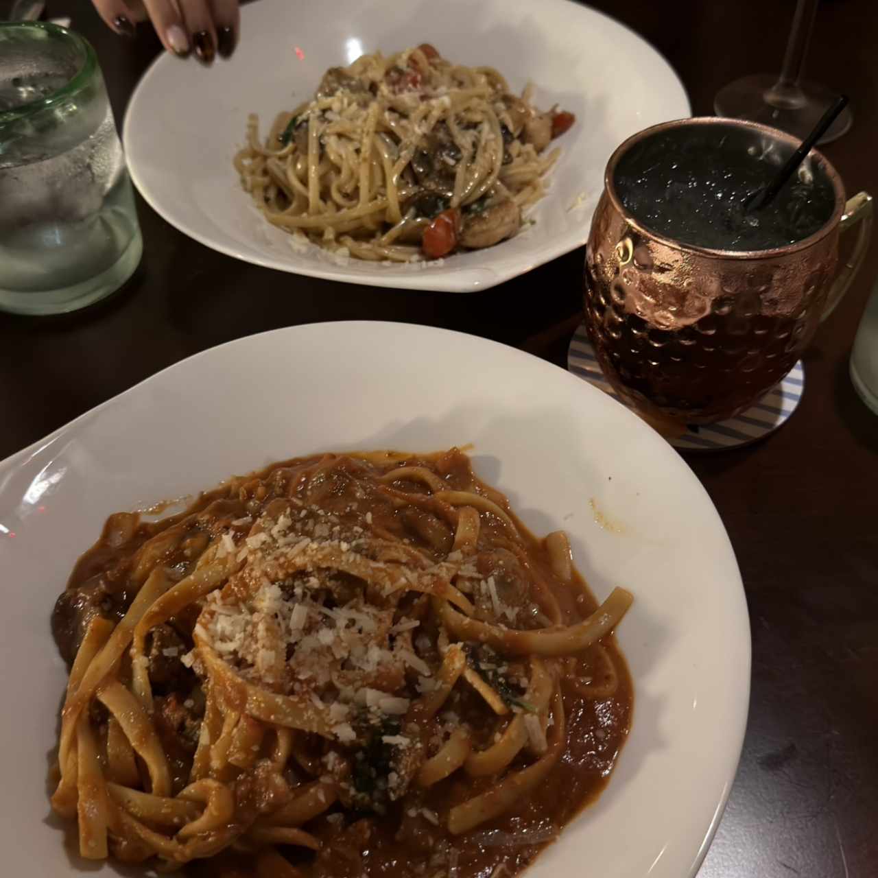 Spaghetti Rustico + Spaghetti Aglio Olio