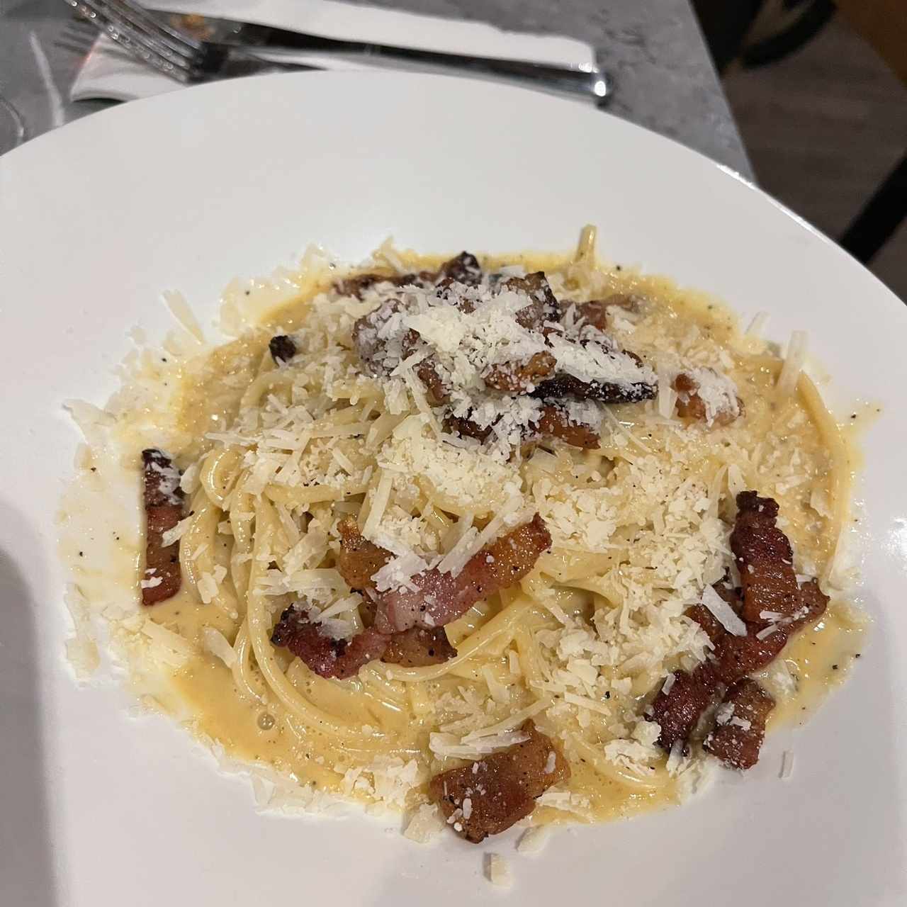 Pasta carbonara