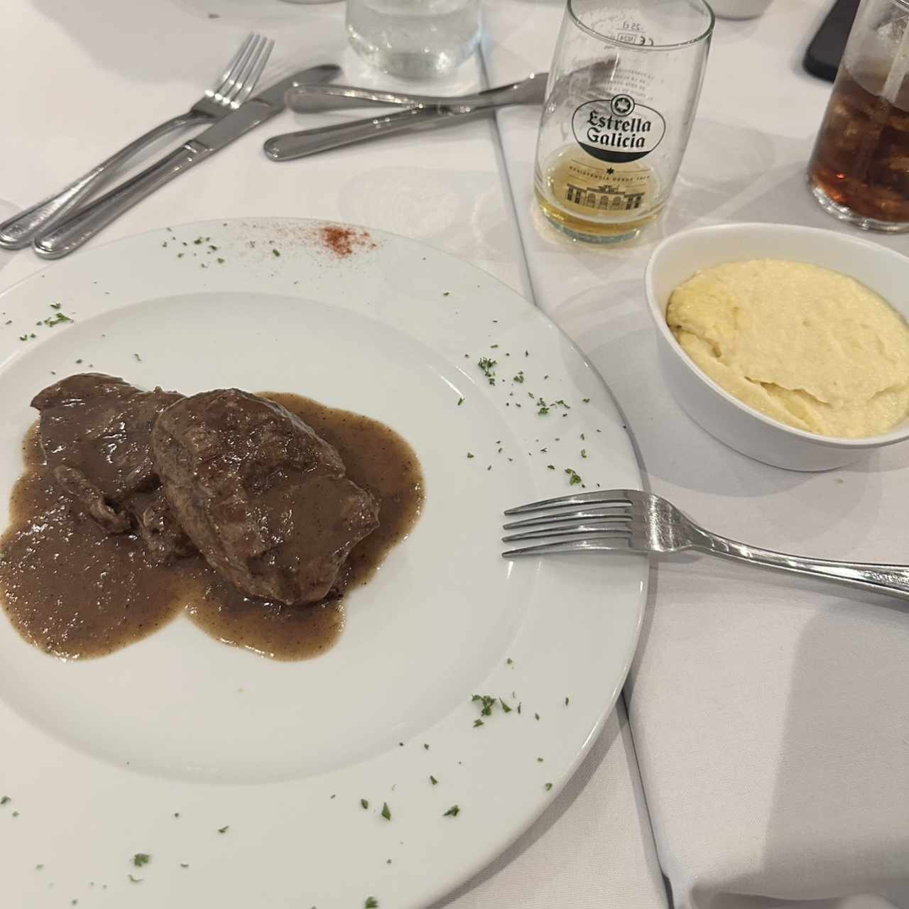 Filete de res - pimienta