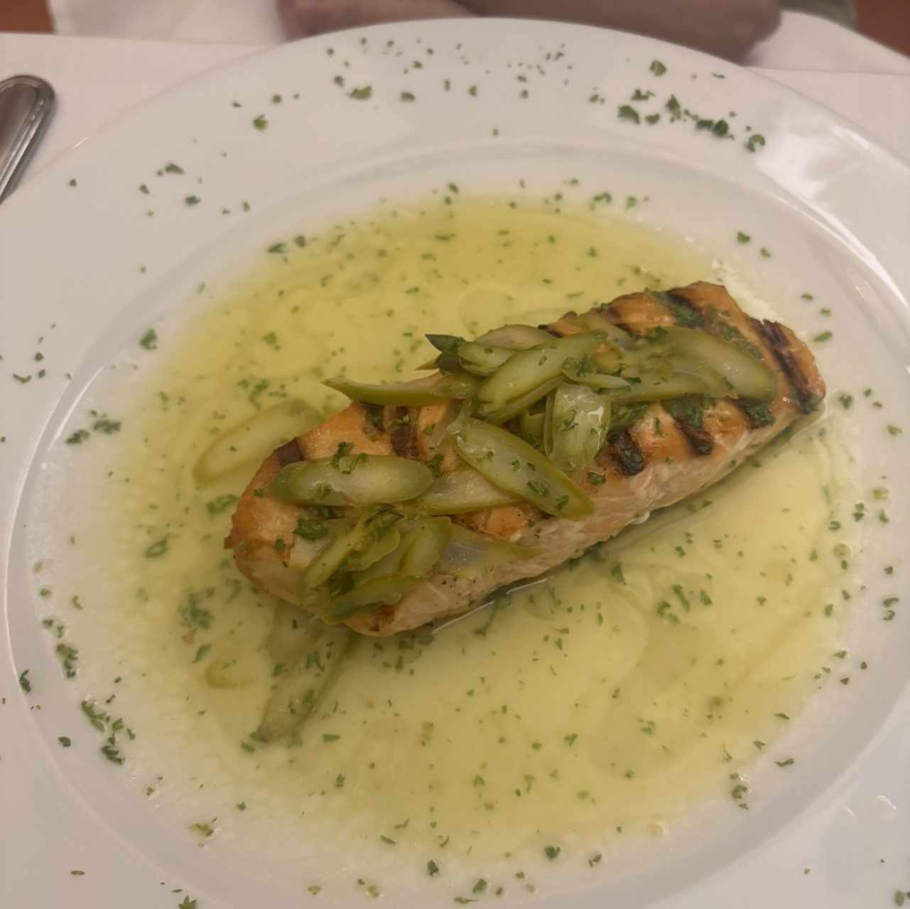 Salmon grillado