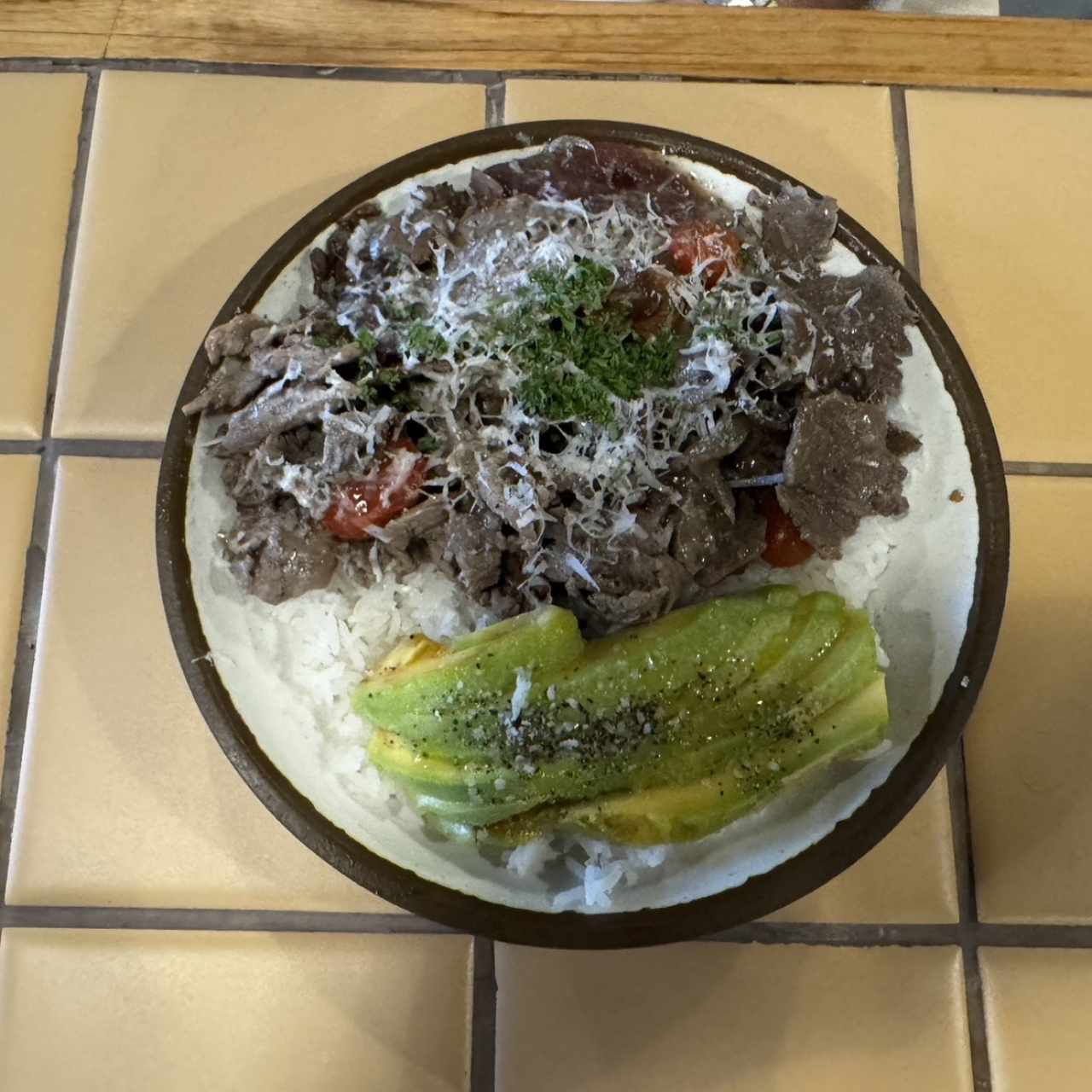 Bowl de filete al limón