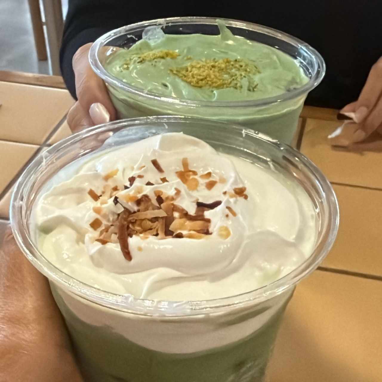 Matcha pistacho y Matcha Coconut😍