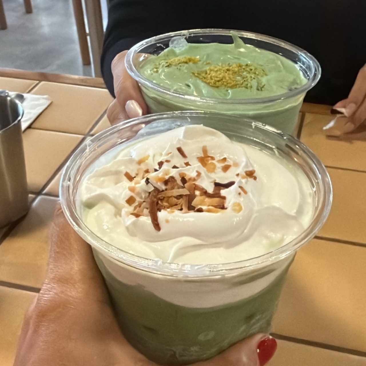 Coconut Matcha y Pistacho Matcha