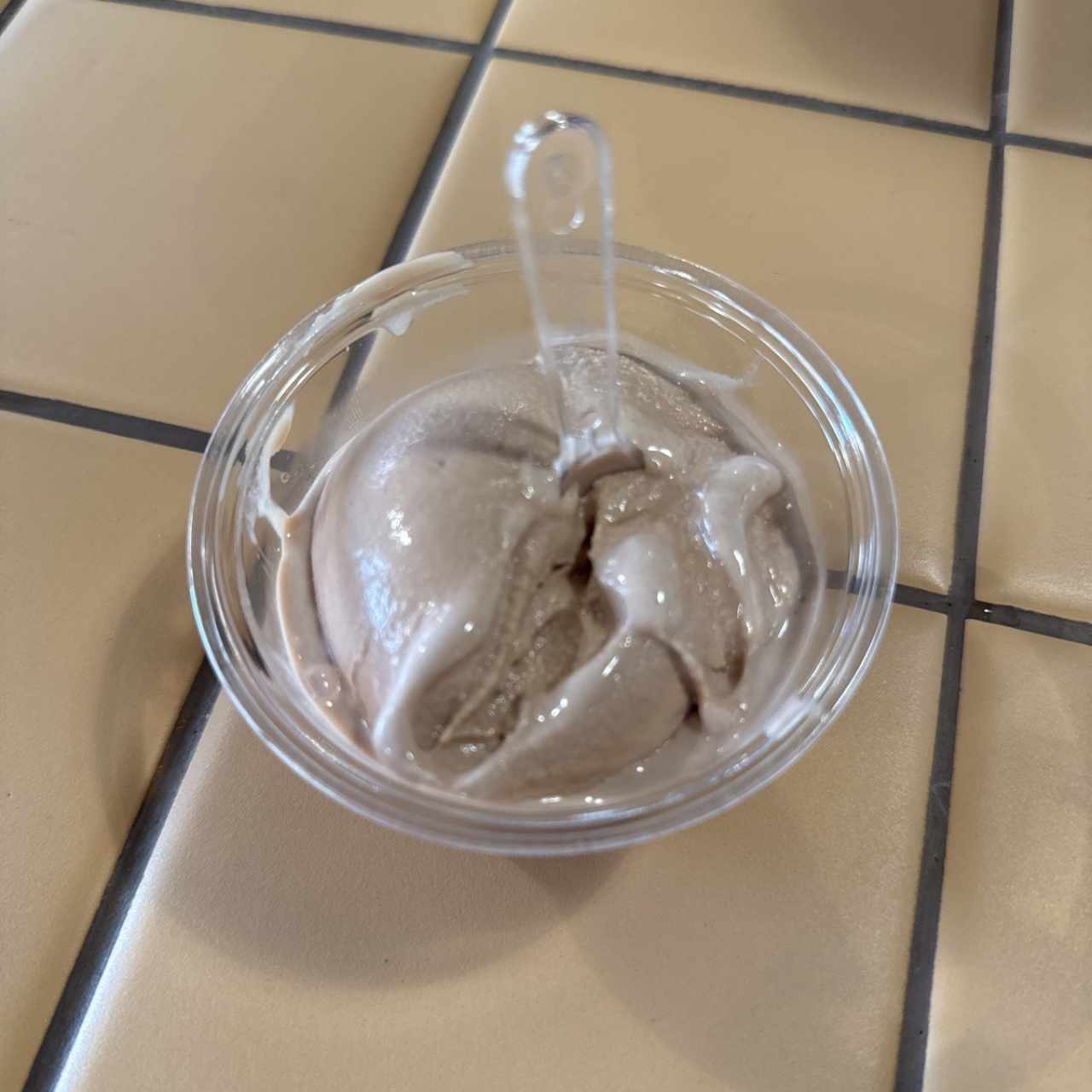 Helado de chocolate