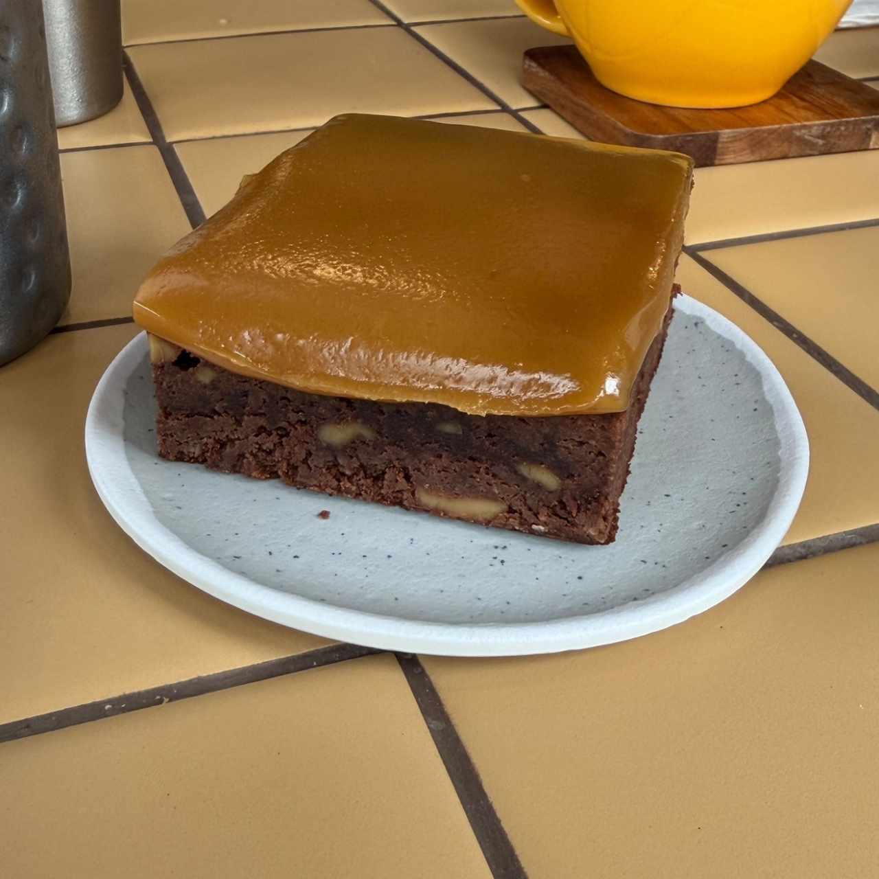 Salted caramel brownie