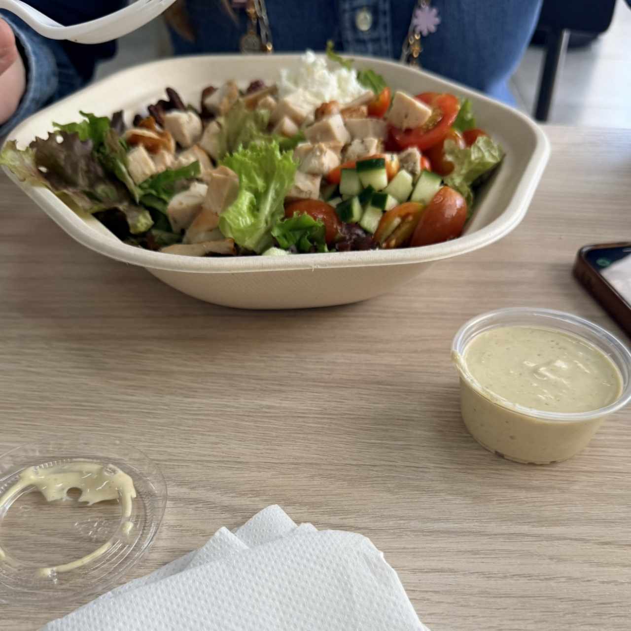 Wife loved salad 