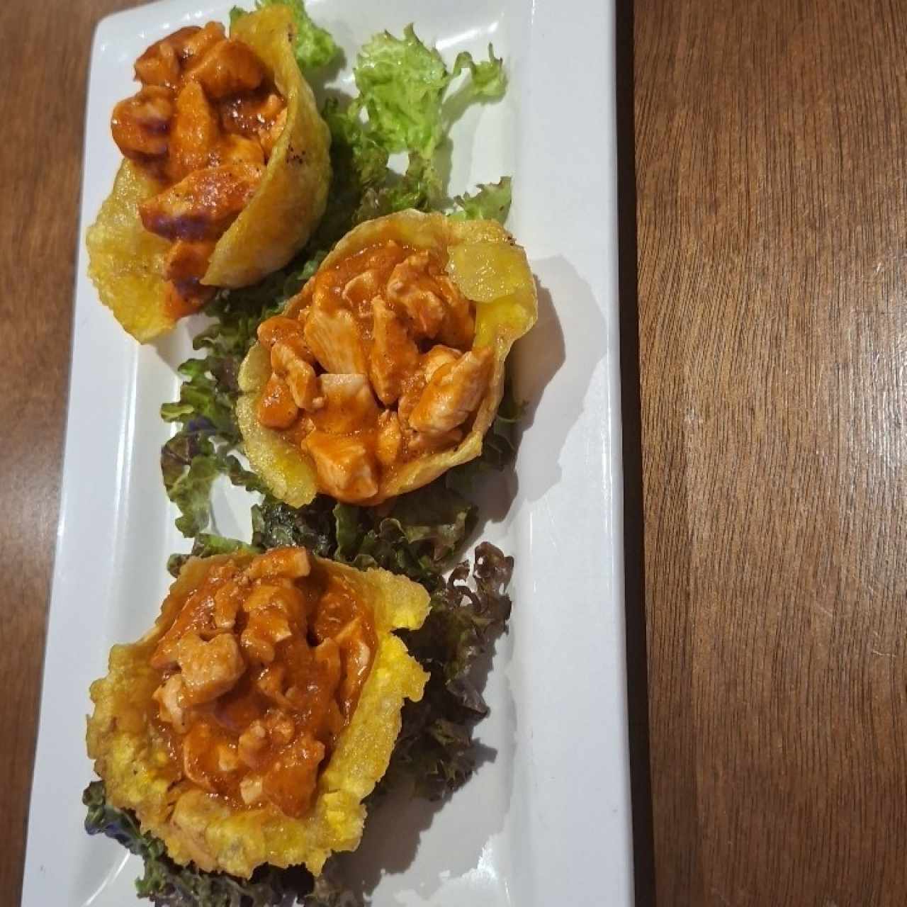 PATACONES RELLENOS DE POLLO