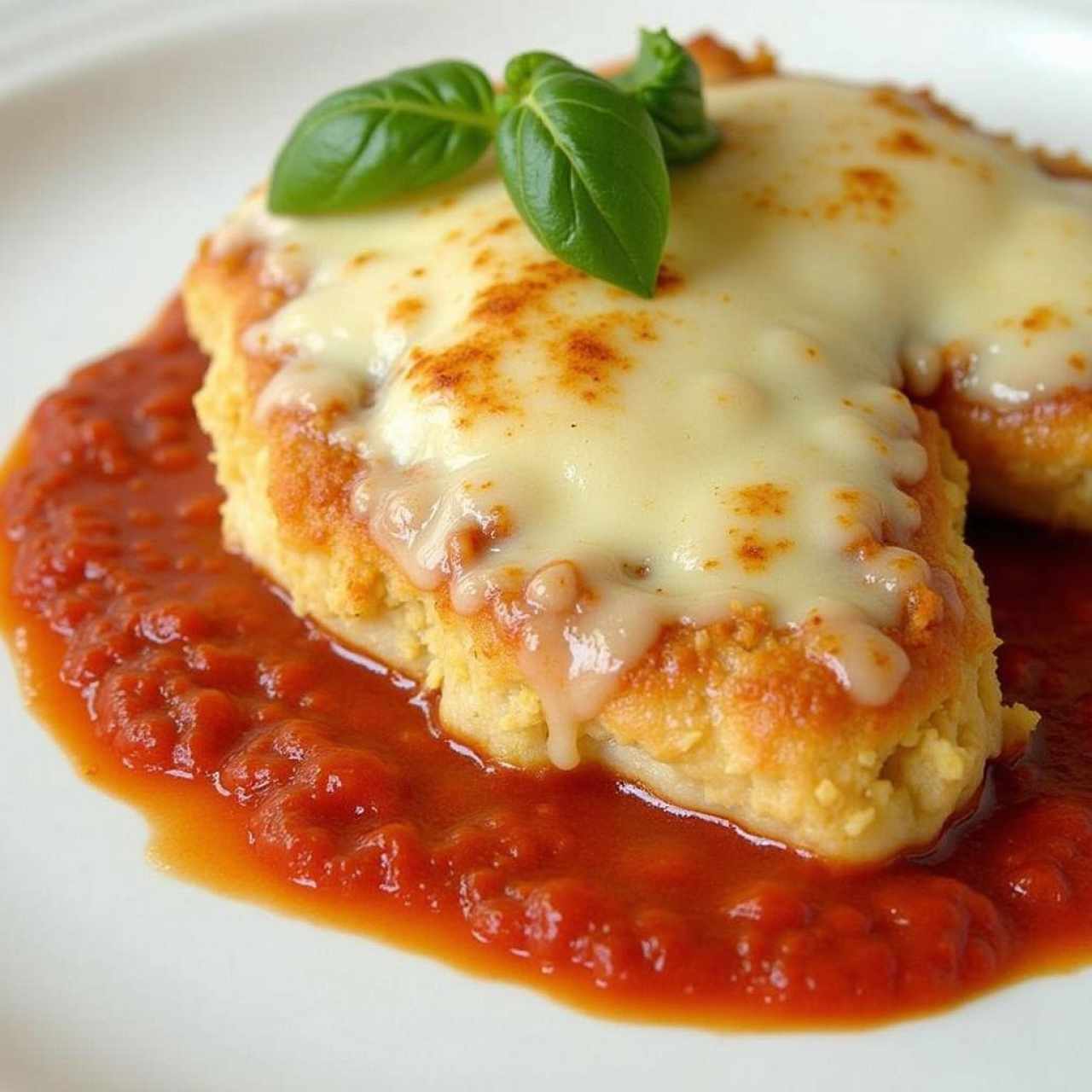 FILETE DE POLLO A LA PARMIGIANA