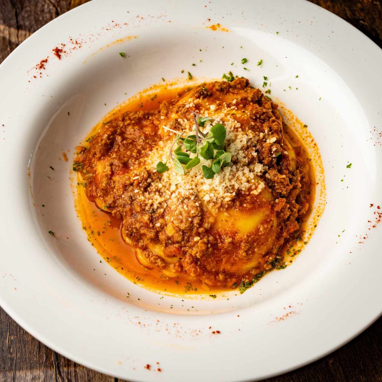 RAVIOLI RELLENO DE QUESO