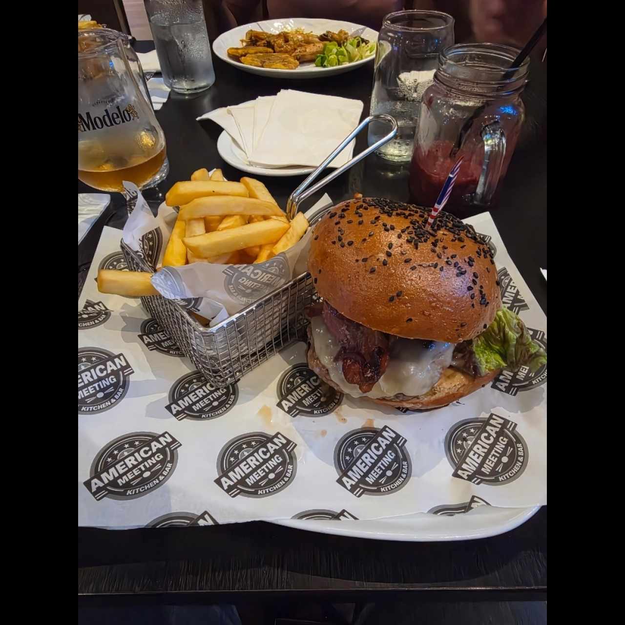 hamburguesa american meeting