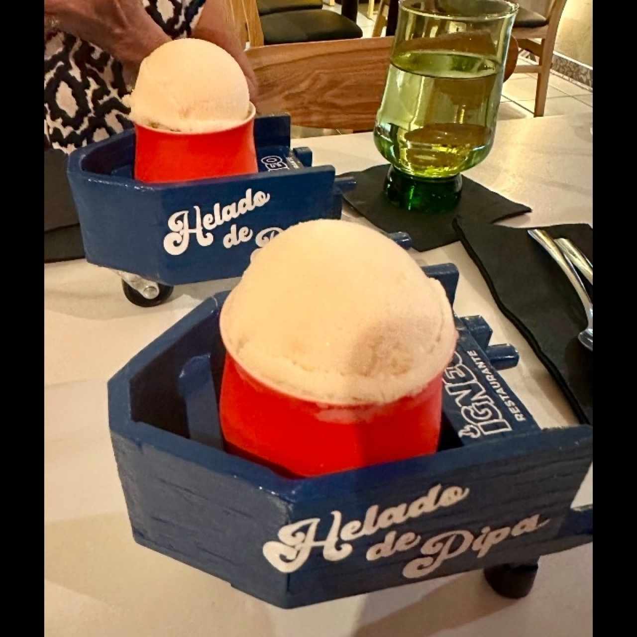 Helado agua de pipa 