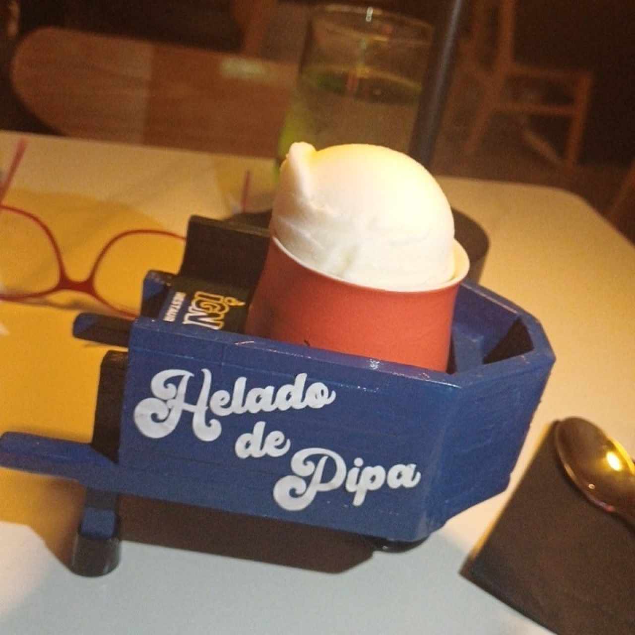 Postre - Helado de Pipa.
