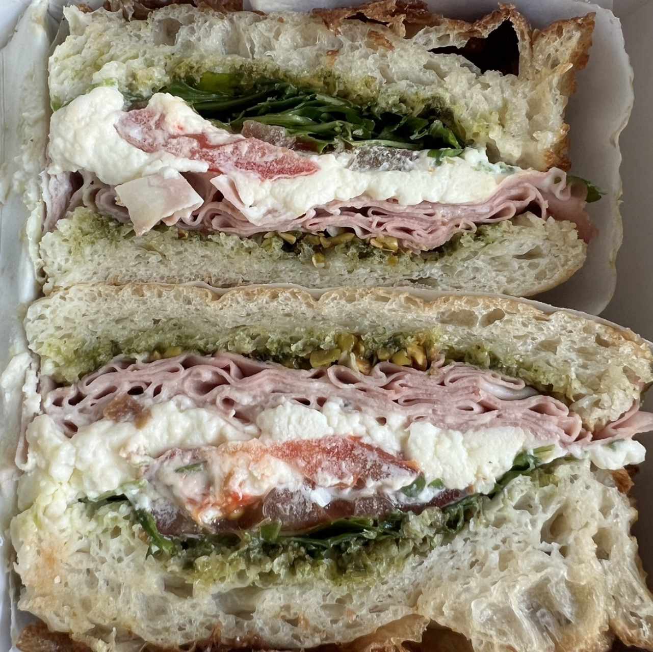 Focaccia de mortadella 