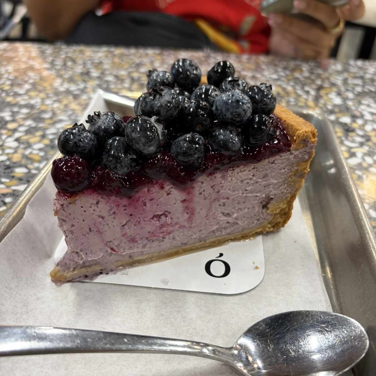 Cheesecake de blueberry 