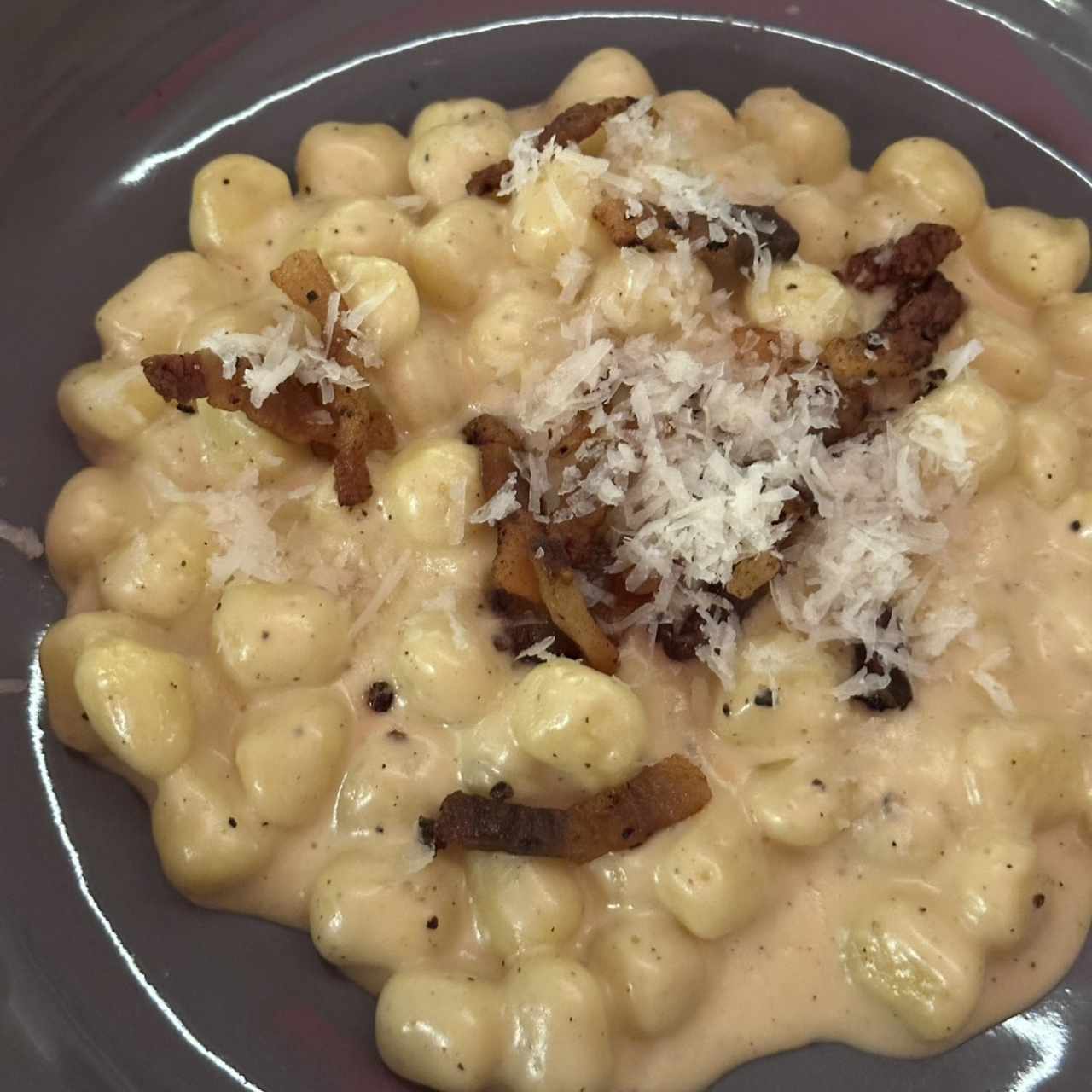 gnocchi a la carbonara 