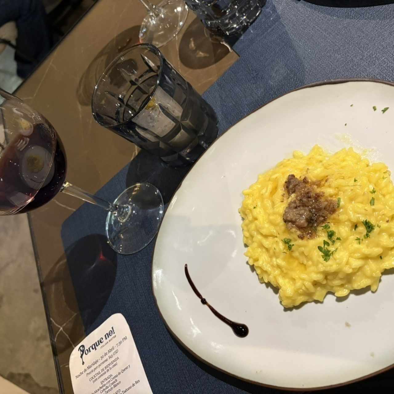 Risotto a la milanesa 