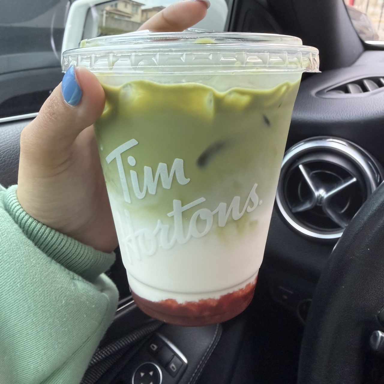 Strawberry matcha