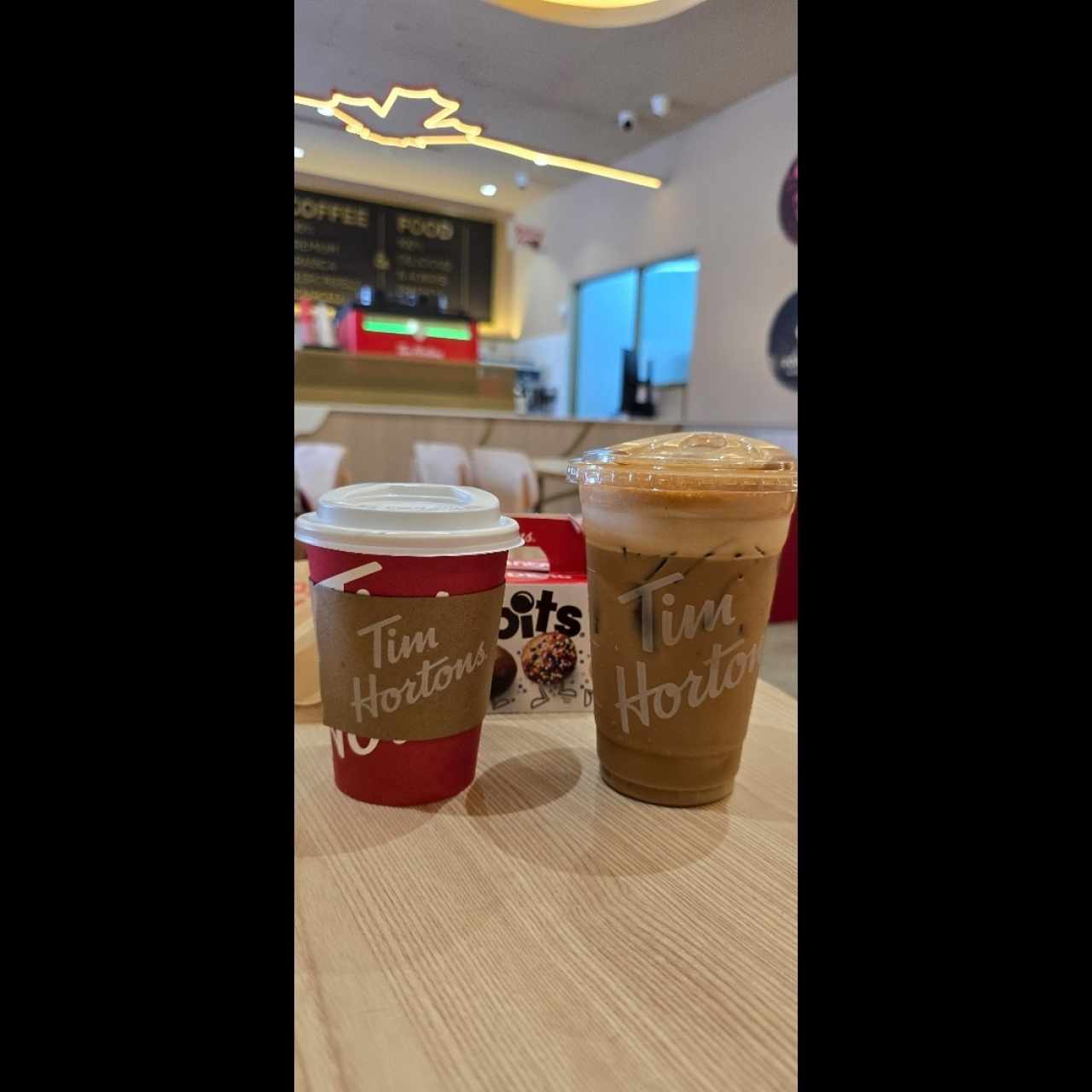 ice late, café americano
