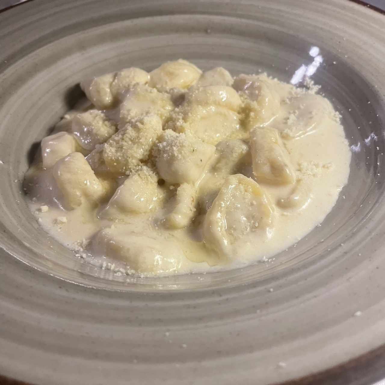 Gnocchi salsa blanca 