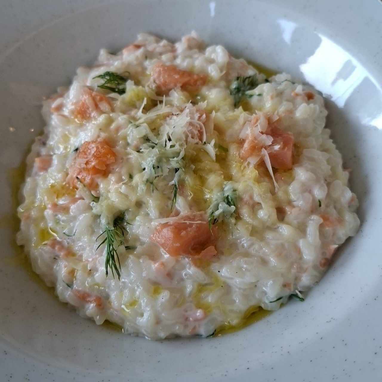 rissotto de salmon